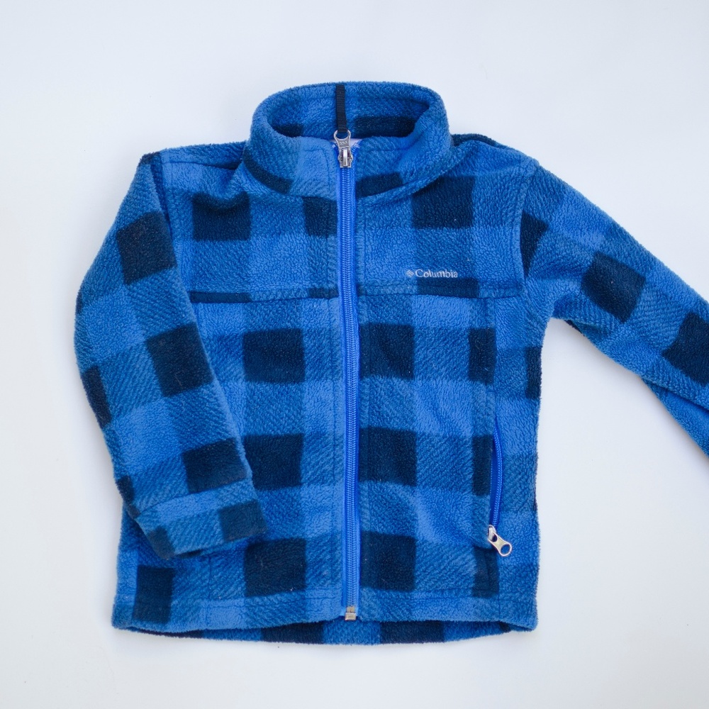 Columbia Boy's Plaid Fleece - Size 2T